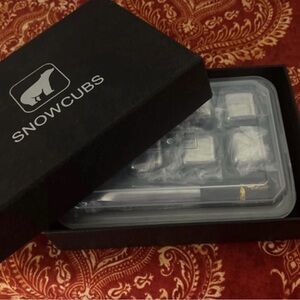Black Ice Cube Tray Set